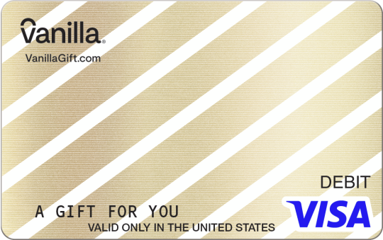 Vanilla Visa Gold Script
